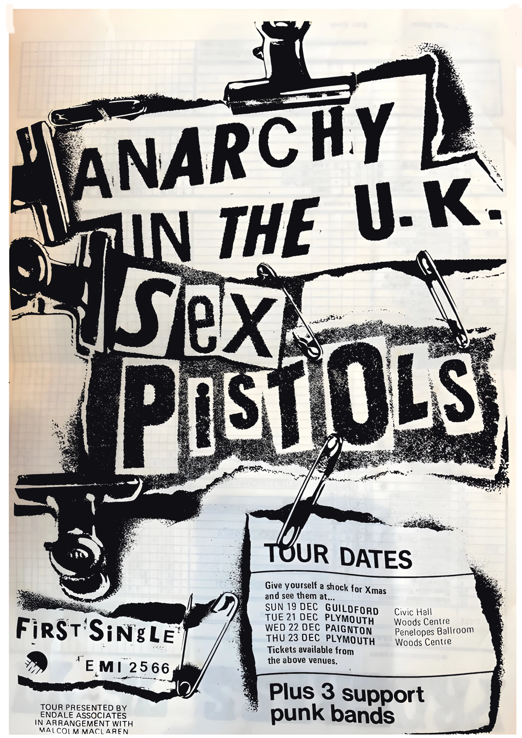 Sex Pistols-Tour Dates Anarchy In the UK