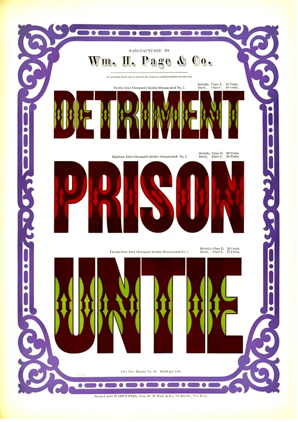 Specimens of Chromatic Wood Type and Borders (1874)5